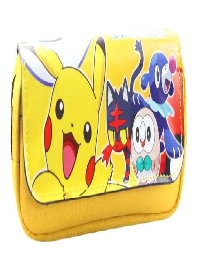 Pokemon Pikachu Printed Pencil Case Yellow/Blue/Red