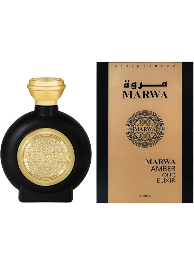 MARWA Amber Oud Elixir – Eau de Parfum 100ml - Image 1