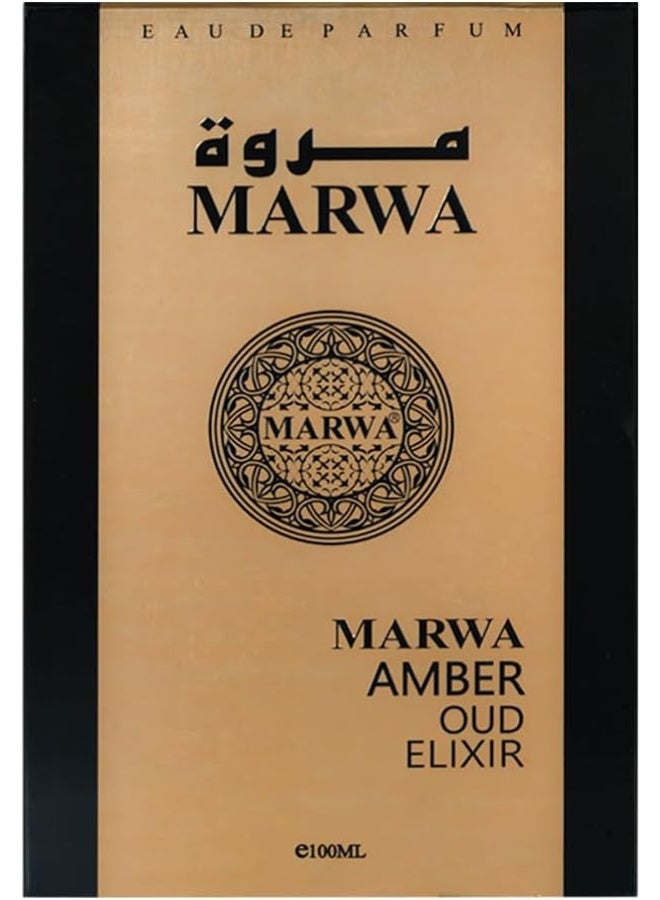 MARWA Amber Oud Elixir – Eau de Parfum 100ml - Image 2
