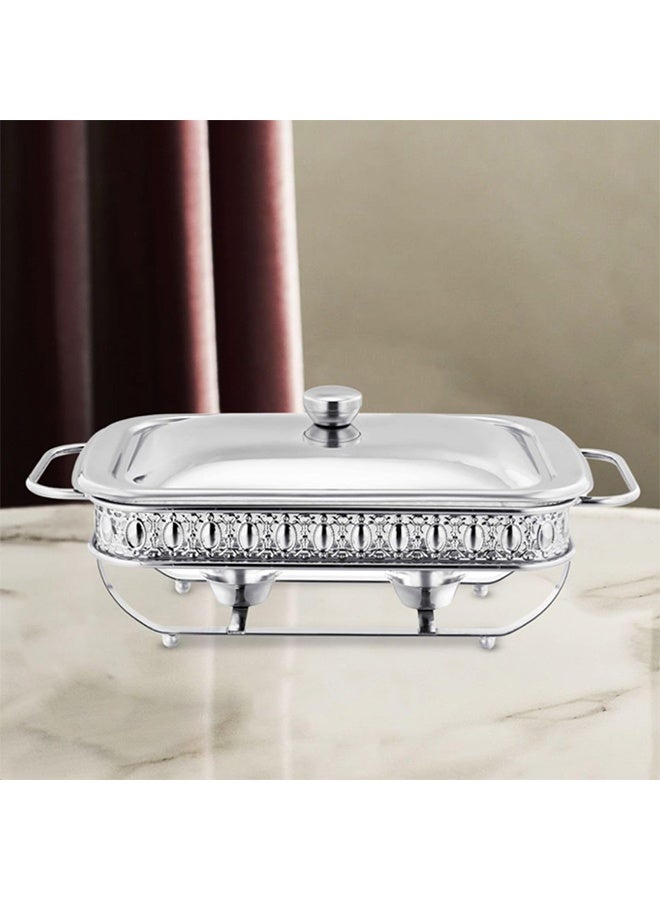 Rectangle Glass Buffet Stove Food Warming Container - Image 3