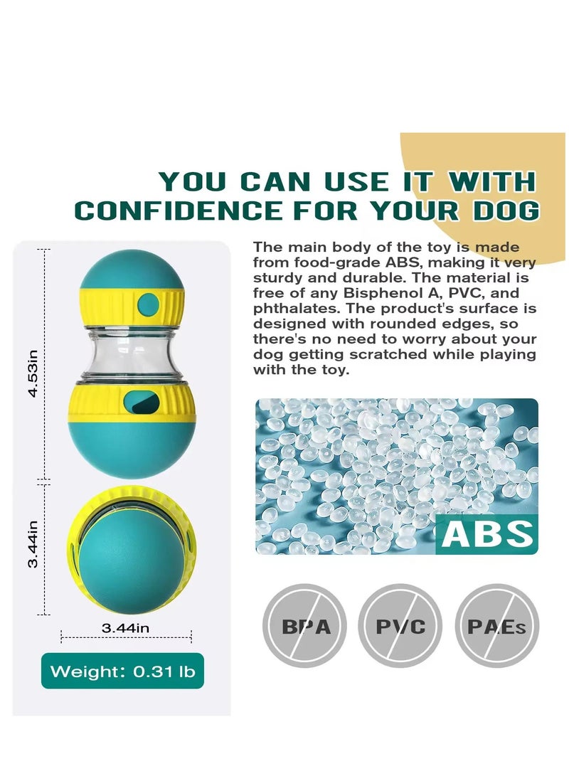 ألعاب تفاعلية وحركية للحيوانات الأليفة - موزع طعام بطيء جديد للكلاب - كرة سوبر لتسرب طعام الكلاب - Image 3