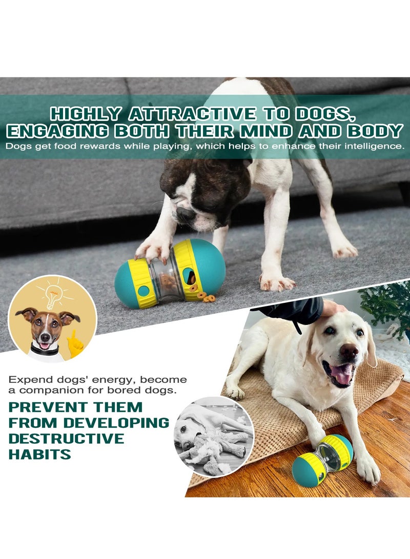 ألعاب تفاعلية وحركية للحيوانات الأليفة - موزع طعام بطيء جديد للكلاب - كرة سوبر لتسرب طعام الكلاب - Image 4