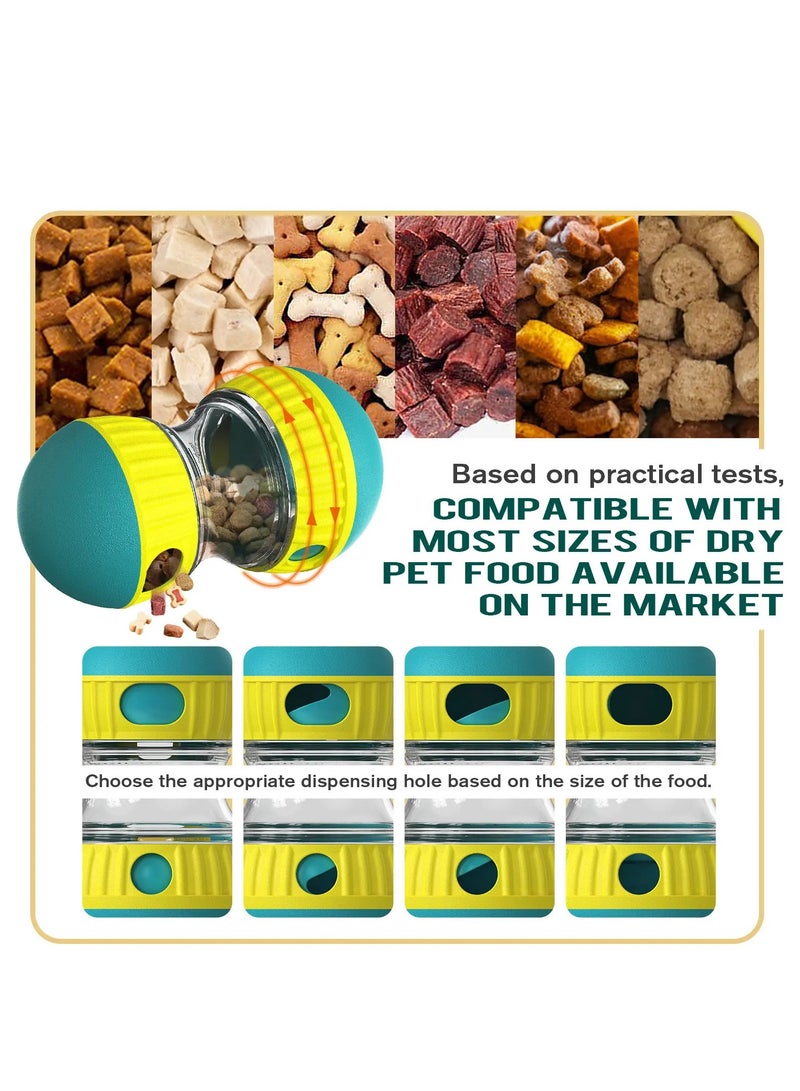 ألعاب تفاعلية وحركية للحيوانات الأليفة - موزع طعام بطيء جديد للكلاب - كرة سوبر لتسرب طعام الكلاب - Image 5