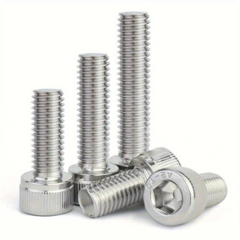 304 A2 Stainless Steel DIN912 Allen Head Bayonet Bolt Screws M2x14 30pcs - Image 1