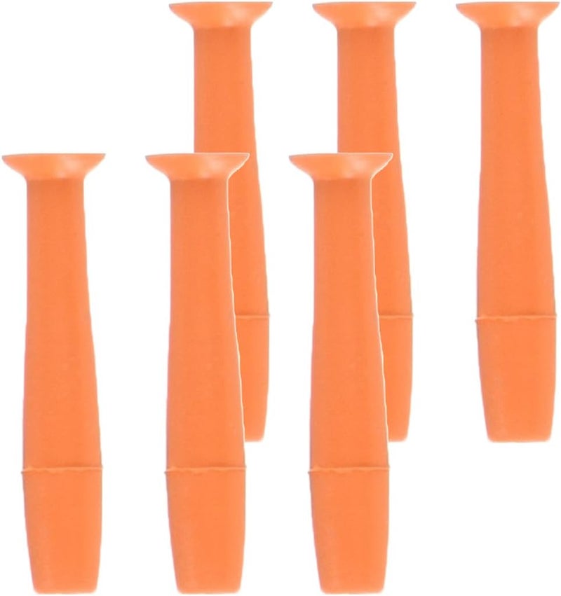 Ultra Hard Contact Lens Remover (Orange, 6 Count (Pack of 1))