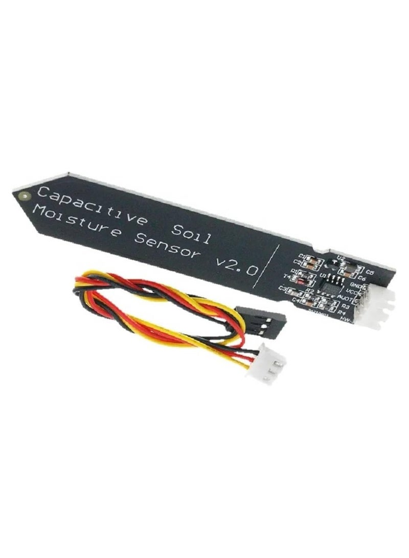 SOLDOUT Capacitive Soil Moisture Sensor Corrosion Resistant Compatible Arduino Moisture Detection Garden Watering DIY - Image 1