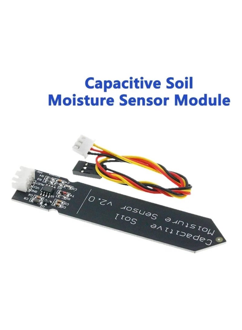 SOLDOUT Capacitive Soil Moisture Sensor Corrosion Resistant Compatible Arduino Moisture Detection Garden Watering DIY - Image 5