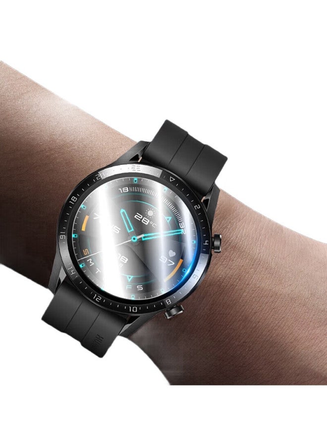 Stiger [3-Pack] Tempered Glass Screen Protector For Huawei Watch Gt2/Gt3, Full Coverage, Hd Clear, Shatterproof, Fingerprint-Resistant Protective Film For 46Mm Watch Face - Image 2