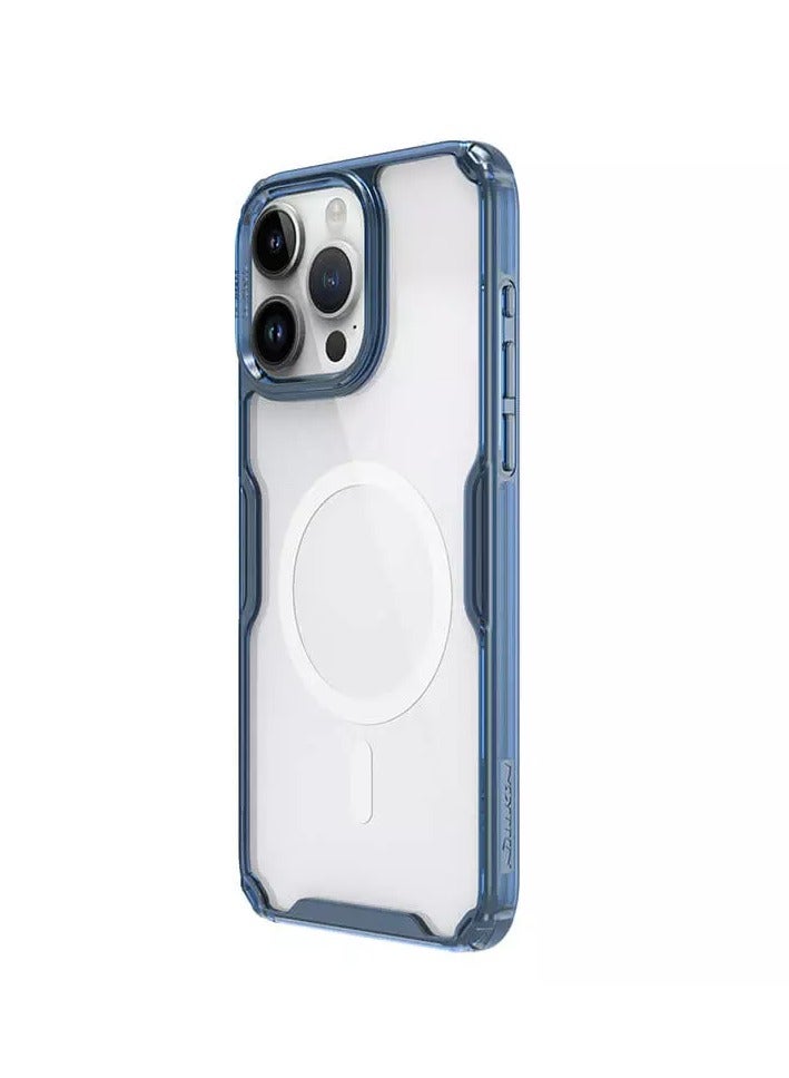 Nillkin Nature TPU Pro Magnetic Case for Apple iPhone 15 Pro 6.1" - Deep Blue - Image 3