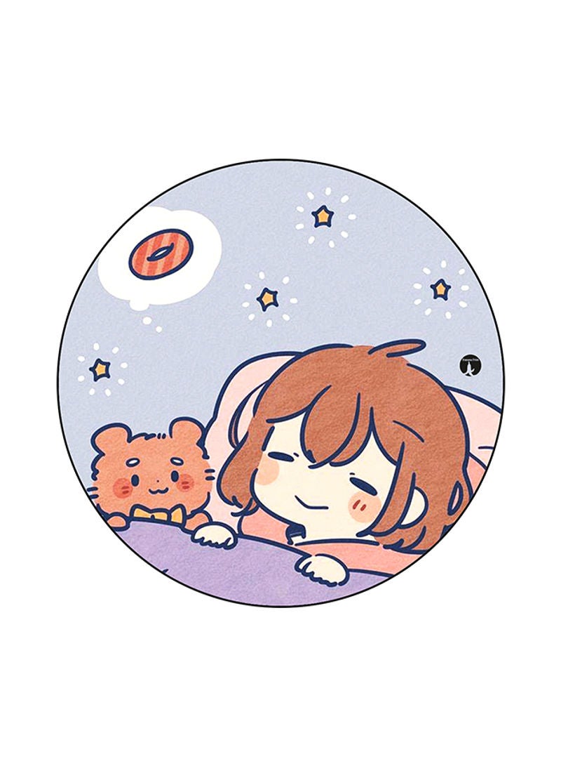 RKN Printed Round Mouse Pad Multicolour