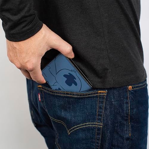 Buckle Down Buckle-Down Men's Bifold Wallet Lilo & Stitch, 4.0" x 3.5",WBF-PU-DYAXV - Image 5