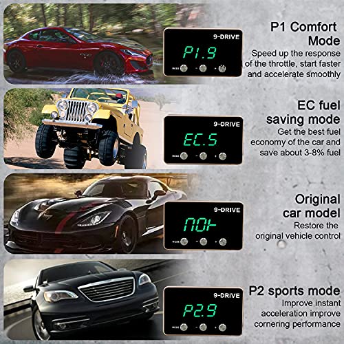 HPEVA Throttle Response Controller,9 Drive Throttle Controller,Intelligent Electronic Racing Pedal Accelerator for AUDI A3 A6 VW SKODA SEAT PORSCHE - Image 5