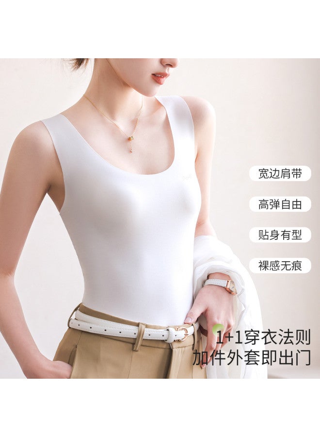 MIIOW Seamless Ladies' Camisole, Skin-Friendly And Versatile Underwear, Thin Style Suitable For Autumn Layering Or Outerwear - Image 4