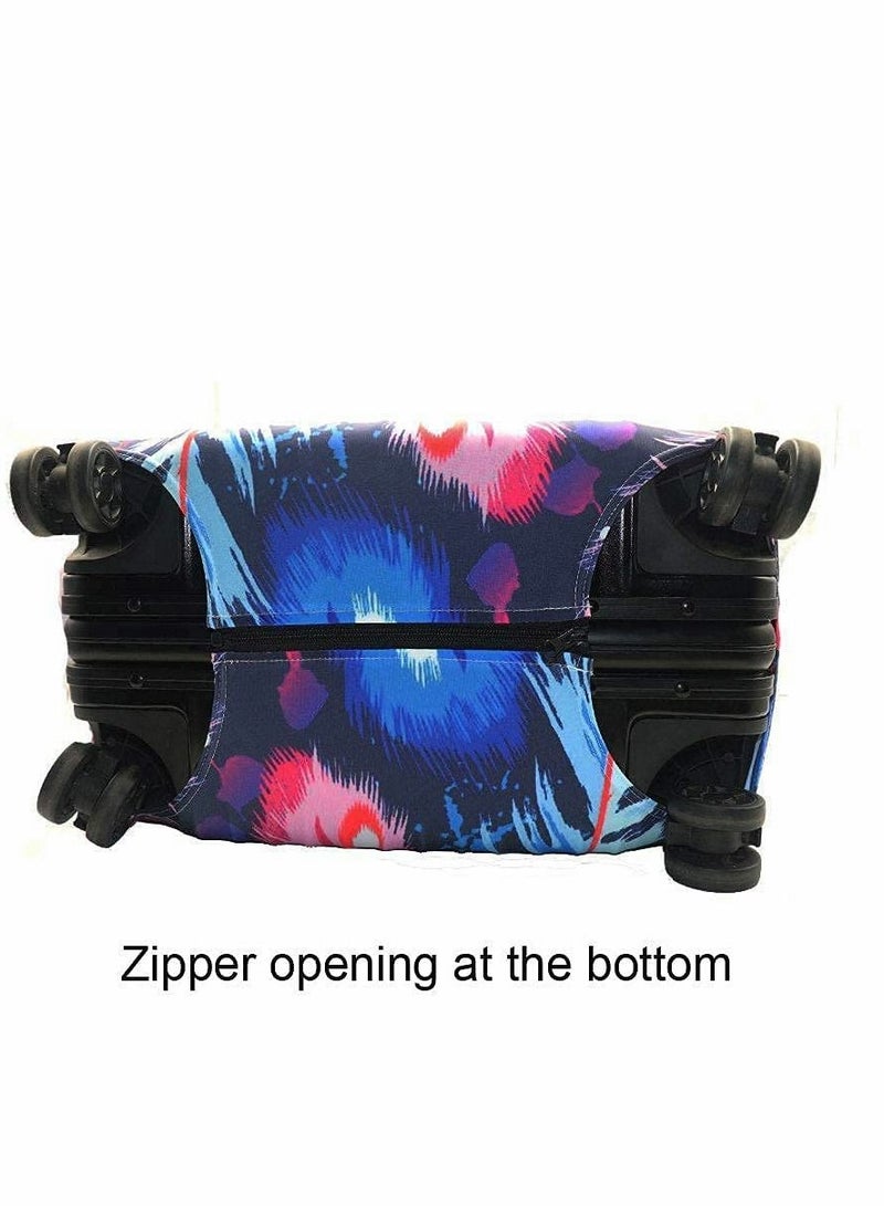 Excefore Luggage Cover, Washable Suitcase Protector Anti-scratch Suitcase Cover Fits 26-28 Inch (L) - Image 2