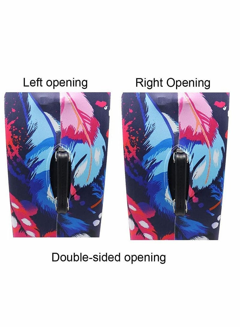 Excefore Luggage Cover, Washable Suitcase Protector Anti-scratch Suitcase Cover Fits 26-28 Inch (L) - Image 3