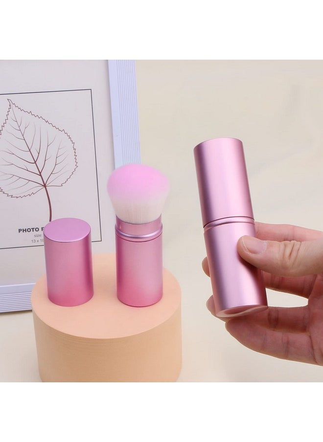 UNIMEIX Foundation Brush For Liquid Makeup Sunscreen Applicator For Kids Retractable Kabuki Foundation Brush For Liquid Makeup Bronzer Cream Or Powder  - Image 2