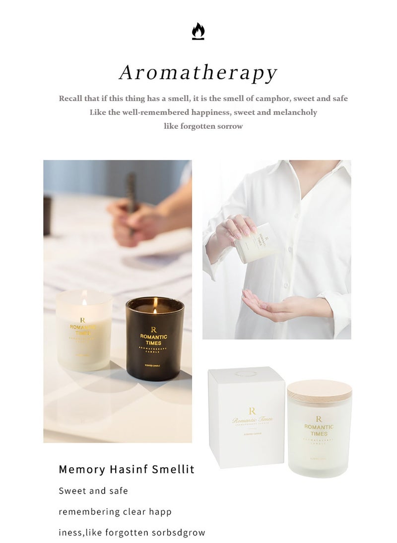 ROMANTIC TIMES Essential Oil Scented Candle Household Soy Wax Scented Mosquito Repellent Gift Scented Candle  - Image 2