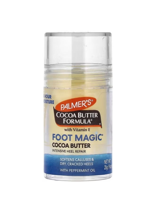 بالمرز، تركيبة زبدة الكاكاو® مع فيتامين E، سحر القدم®، إصلاح مكثف للكعب، 0.9 أونصة (25 جم)