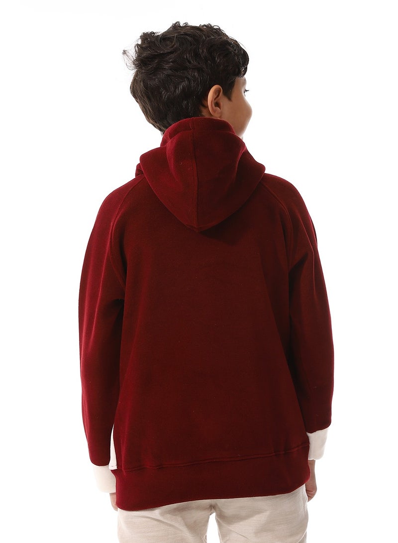 سيزار هودي أولادي مقفول مزود بغطاء للرأس - Image 2