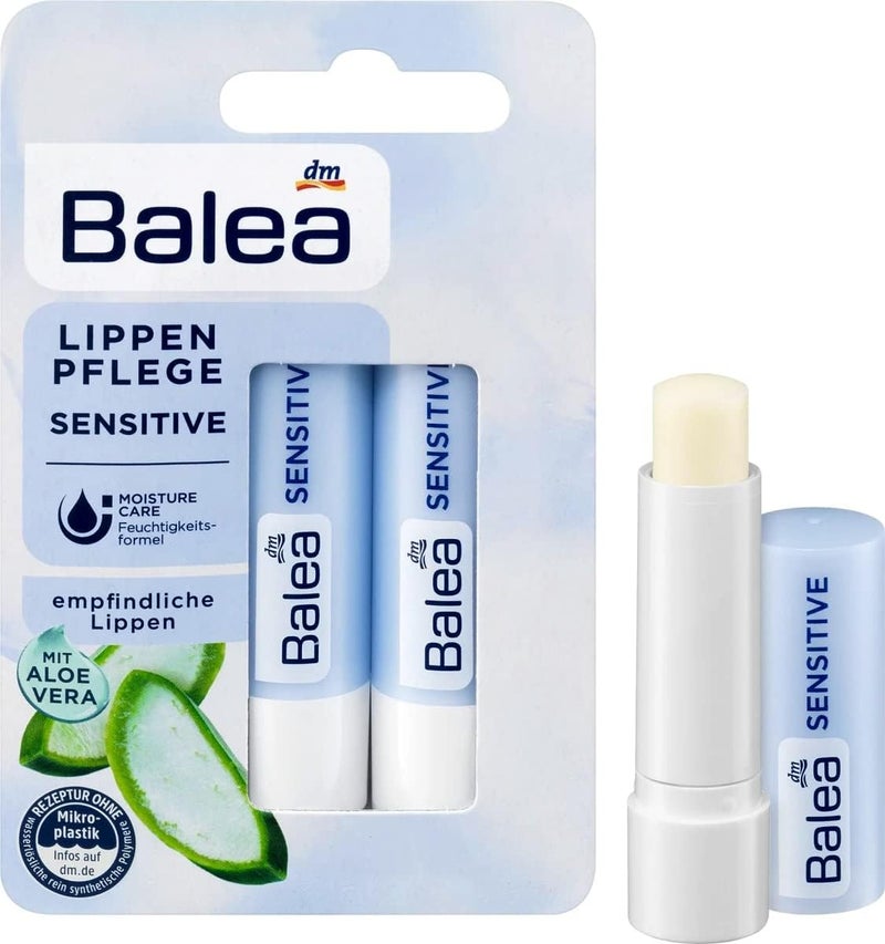 Balea Sensitive Lip Balm 96 g Moisturizing and Soothing with Hypoallergenic Formula