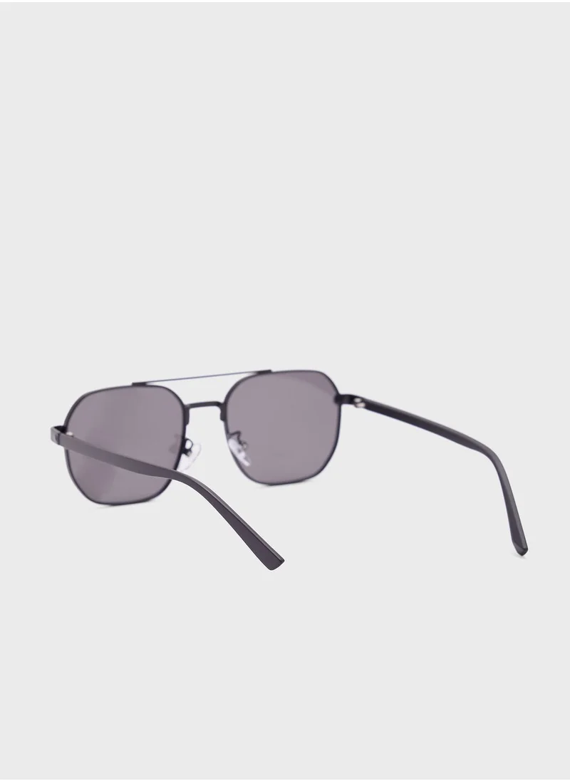 سفنتي فايف Square Aviator Sunglasses