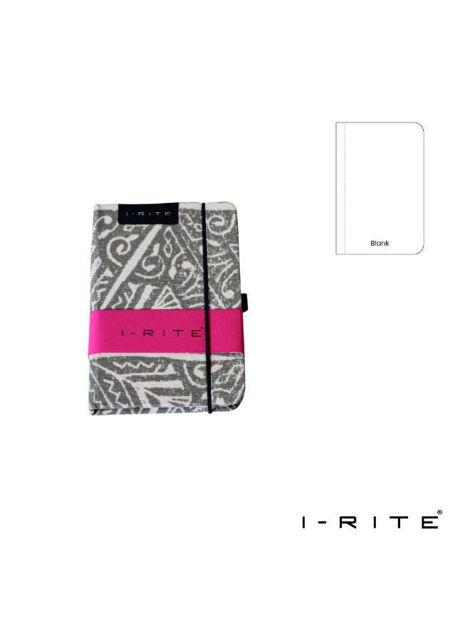 Notebook دفتر ملاحظات I-RITE غلاف مقوى 9×14 سم، رمادي اللون  - Image 1