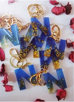 Handmade Rezen Keychain Letter N  Suitable For Bag-Blue*Golden*Transparent - pzsku/Z6A9AE0E07E2B78AA5CA4Z/45/_/1740871512/b7496619-9fb3-47ff-b37a-570d7e0a6e08