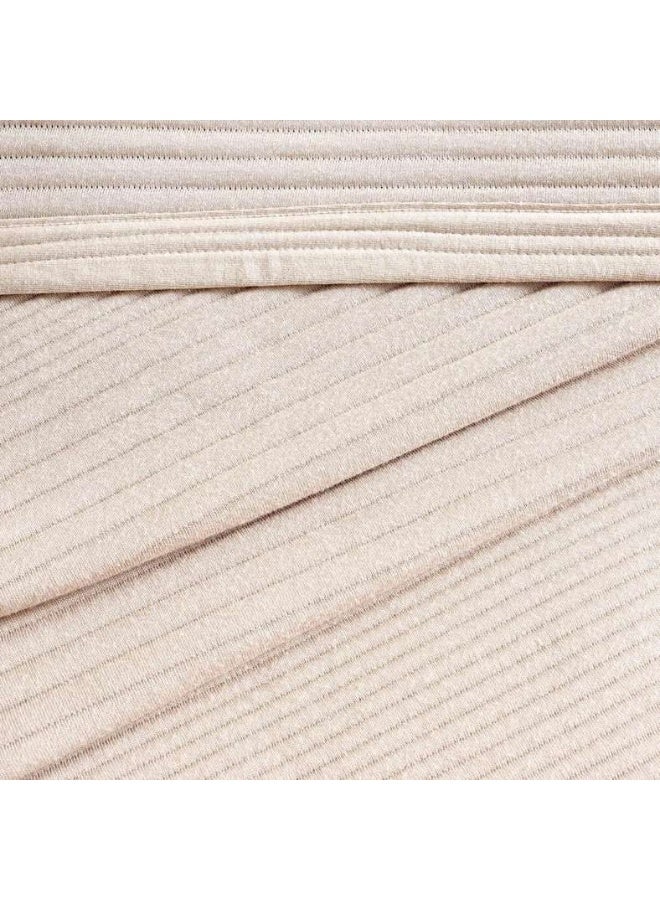 Pan Home Cloud Comfort Quilted Bedspread Set - Beige - Image 3