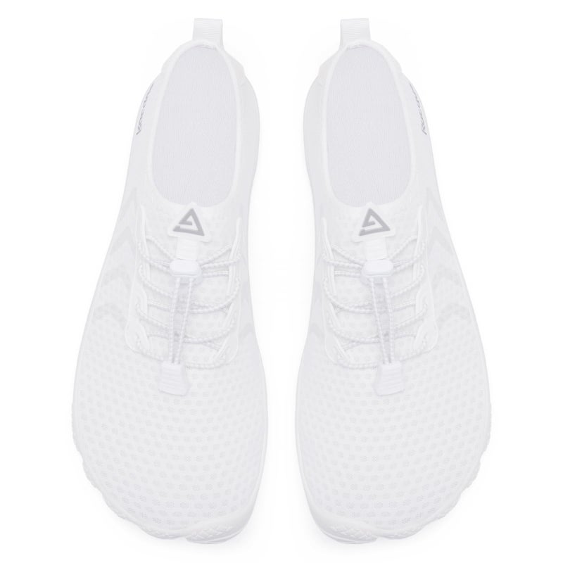 Racqua Mens Womens Beach Surfing Quick Dry Sport Lightweight Barefoot Fishing Diving Swim Pool Aqua Water Shoes White 8 W/7 M - Image 5