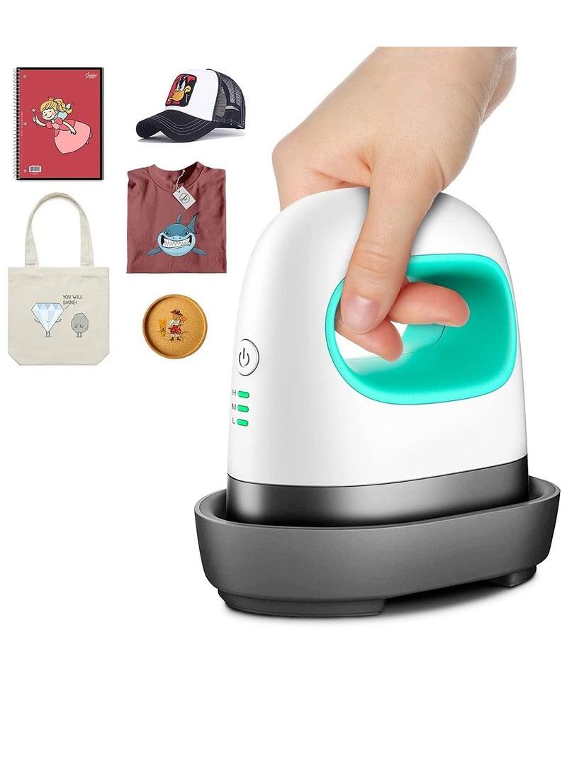 Mini Heat Press Machine Easy Heating Transfer Iron Machines Printing in T-Shirt  - Image 1