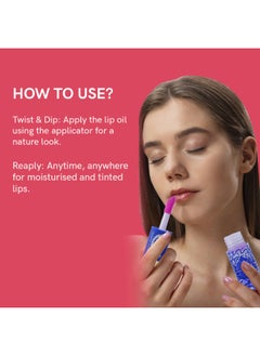 Fashion Colour Flirty Lips Lip and Cheek Oil Colour Changing PH Long Lasting Hydration 4ml Blueberry  - Image 4