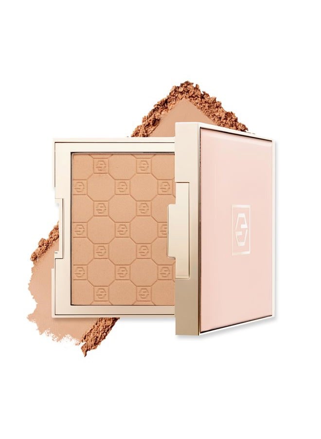 Jouer Soft Focus Hydrate & Setting Powder - Pressed Powder with Matte Finish - Blurring Powder for Fine Lines and Pores - Set Face Makeup Foundation or Concealer - Medium - Image 1