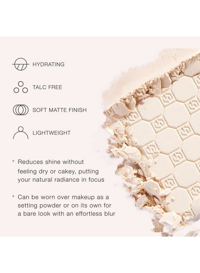 Jouer Soft Focus Hydrate & Setting Powder - Pressed Powder with Matte Finish - Blurring Powder for Fine Lines and Pores - Set Face Makeup Foundation or Concealer - Medium - Image 2
