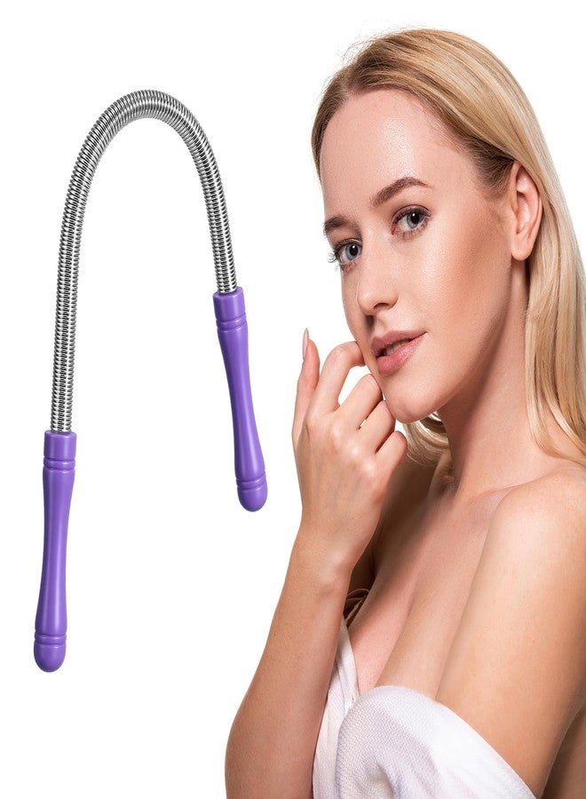 Pmeixcy مجموعة أدوات إزالة الشعر بالخيط، 6 قطع (3 وردية + 3 خضراء)، أداة لإزالة شعر الوجه بالخيط، مصنوعة من الفولاذ المقاوم للصدأ لإزالة شعر الشفة العليا والذقن والخدين والرقبة للنساء - Image 3