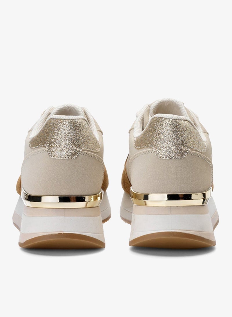 فريدي أحذية فريدي النسائية الرياضية بنعل سميك – بنية وكستنائية كاجوال برباط مع نعل مبطن | أحذية مريحة وأنيقة للاستخدام اليومي - Image 4