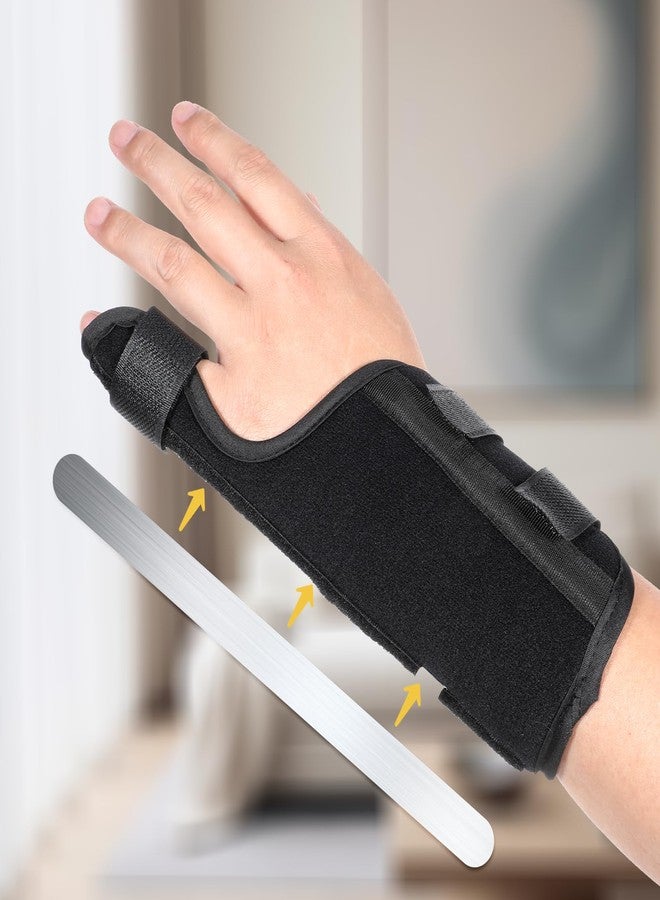 COMNICO Pinky Finger Splint Broken Pinky Finger Brace Triggers Fingers Splints for Little Brace Wrist Support for Pain Relief Boxer Fracture Broken Left and Right Hand (Size M - Image 3