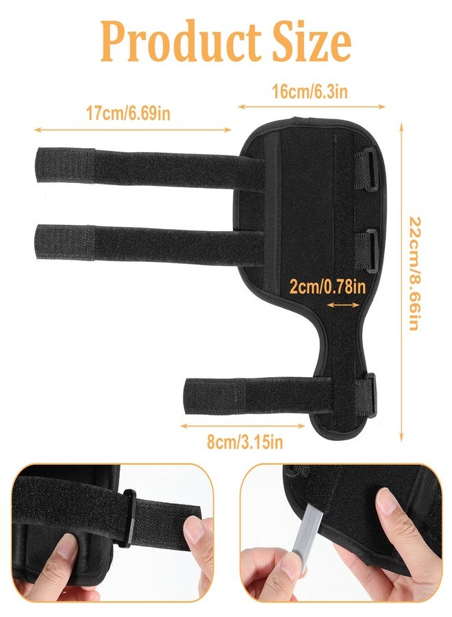 COMNICO Pinky Finger Splint Broken Pinky Finger Brace Triggers Fingers Splints for Little Brace Wrist Support for Pain Relief Boxer Fracture Broken Left and Right Hand (Size M - Image 2