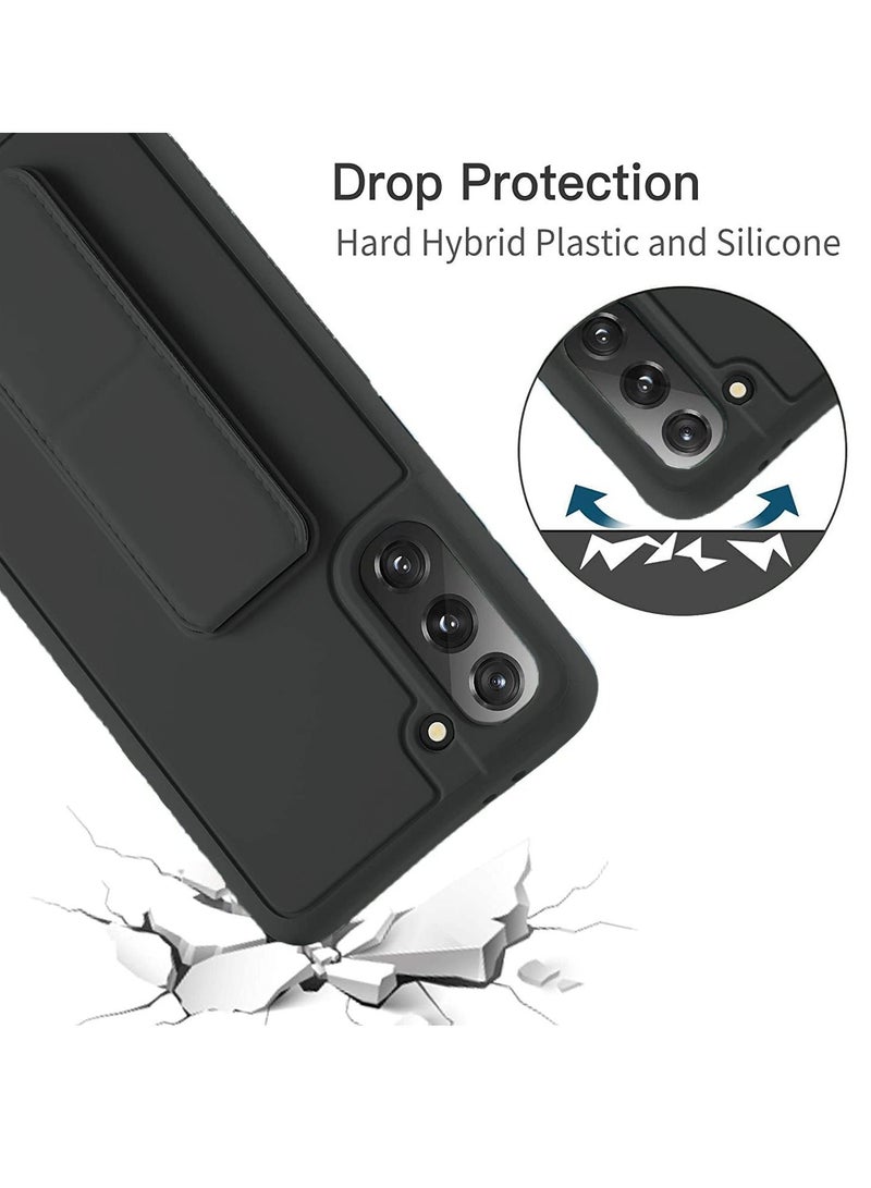 BORTONY Galaxy A14 4G Case Magnetic Car Mount Kickstand and Holder Premium Silicone Vertical Horizontal Hand Strap Grip with Multi Stand for Samsung Galaxy A14 4G Cover - Image 5