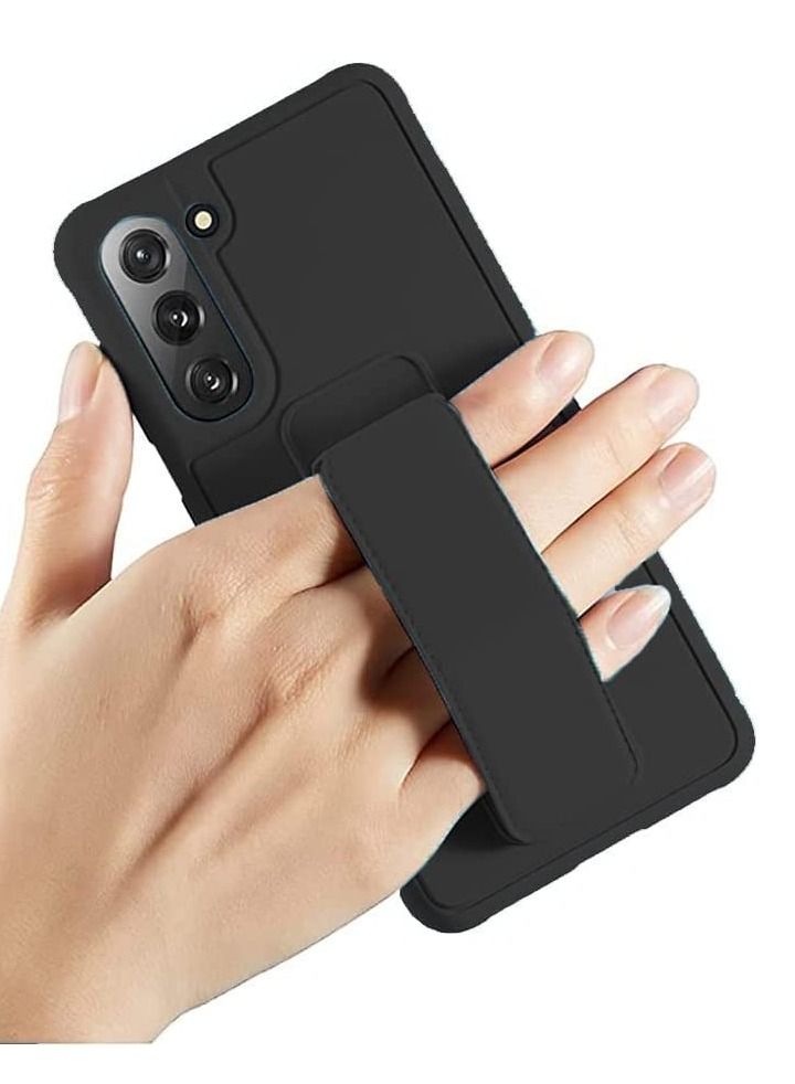 BORTONY Galaxy A14 4G Case Magnetic Car Mount Kickstand and Holder Premium Silicone Vertical Horizontal Hand Strap Grip with Multi Stand for Samsung Galaxy A14 4G Cover - Image 3