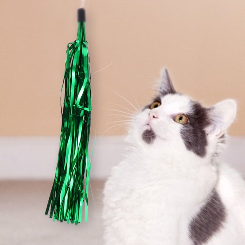 15pcs Cat Teaser Replacement Refills Cat Toys with Bell Kitten Toys (Random Color) - Image 4