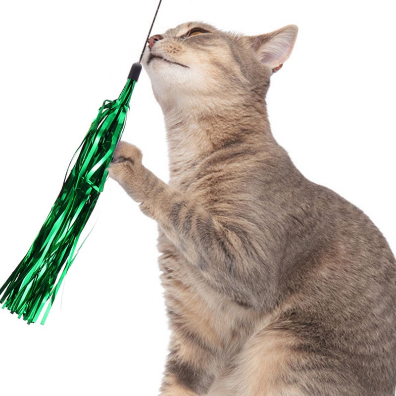 15pcs Cat Teaser Replacement Refills Cat Toys with Bell Kitten Toys (Random Color) - Image 5