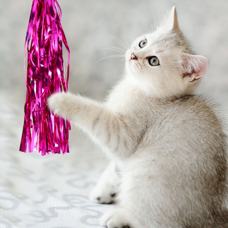 15pcs Cat Teaser Replacement Refills Cat Toys with Bell Kitten Toys (Random Color) - Image 1