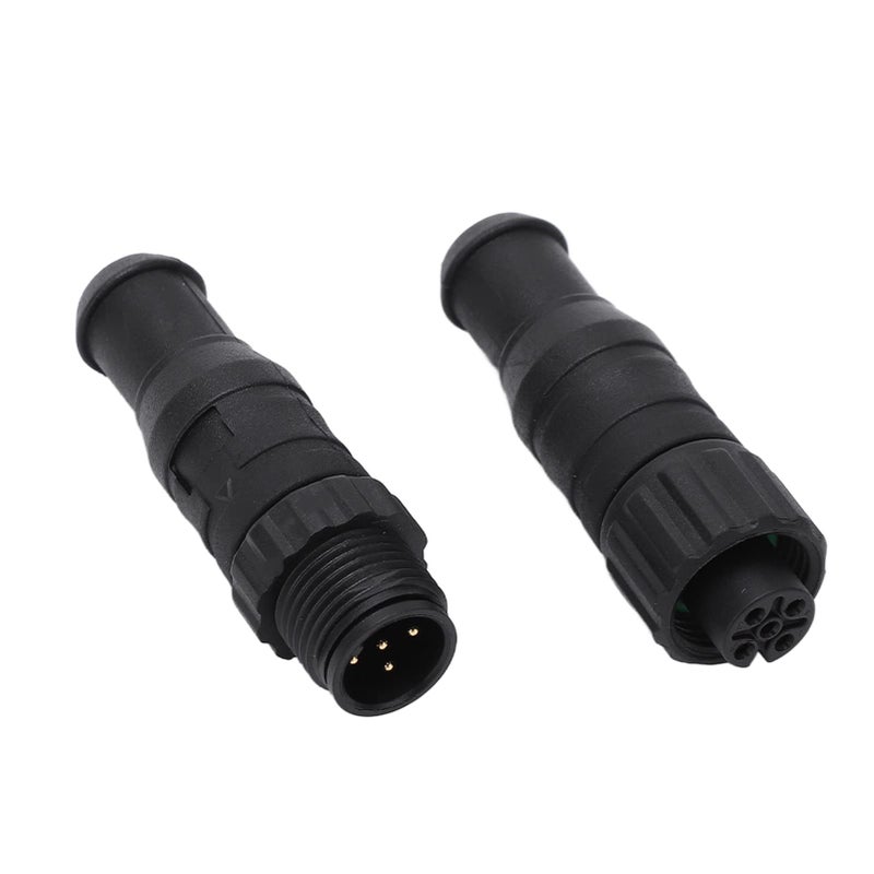 مجموعة إنهاء NMEA 2000 قطعتان 5 دبوس IP67 مادة ABS خيط لـ Lowrance Simrad BG Networks - Image 3
