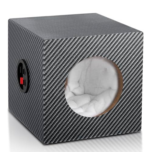 Suacopzar 4 Inch PVC Finish Subwoofer Box, Single Car Speaker Enclosure, Car Ported Speaker Enclosure Car Audio Enclosure, Single Sub Box Enclosure with Sound-Absorbing Cotton & Speaker Spikes Pad Mat - Image 1