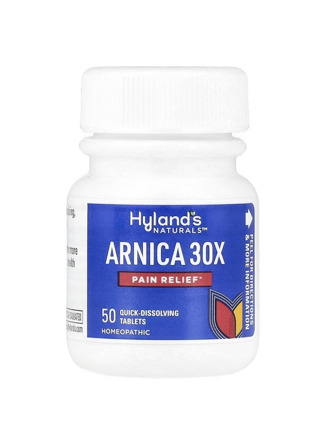 Hyland's Naturals Hyland's Naturals, Arnica 30X, 50 Quick-Dissolving Tablets - Image 3