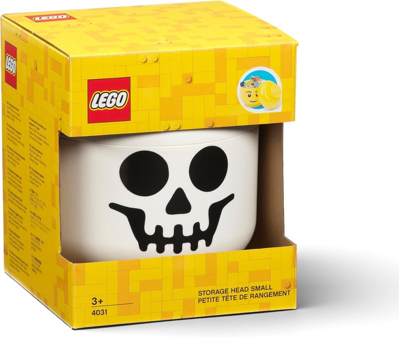 ROOM COPENHAGEN LEGO Storage Heads Stackable Storage Container  Buildable Organizational Bins for Kids Toys and Accessories  630 x 630 x 728in  Small Skeleton Holds 250 Bricks - Image 5
