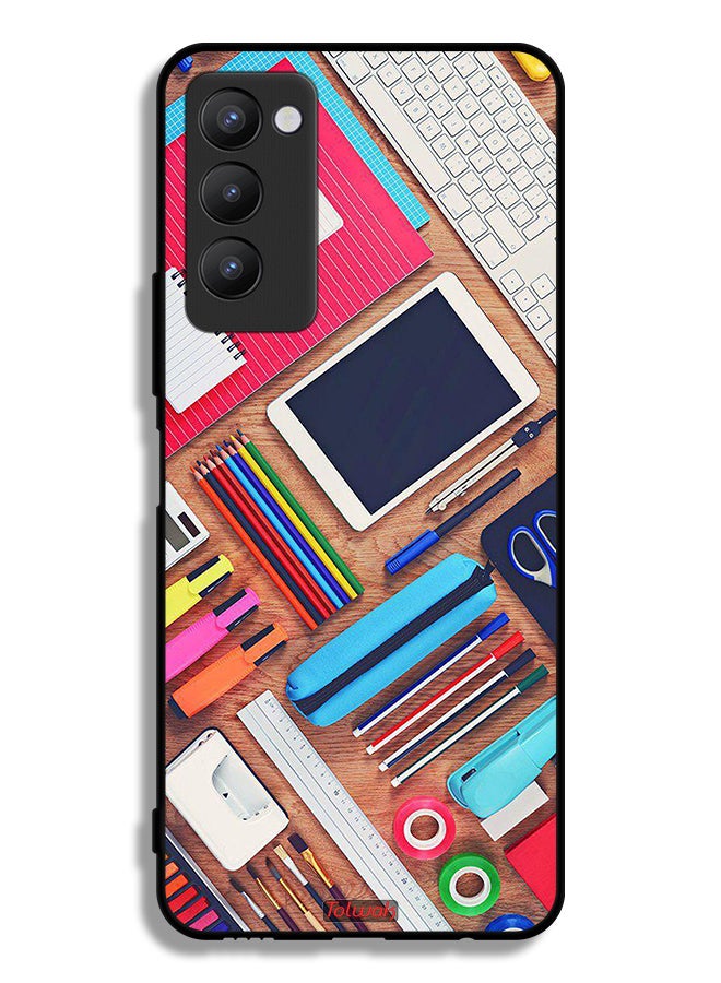 Tolwak Tecno Camon 18 Protective Case Cover Girl Hobby Desk - Image 2