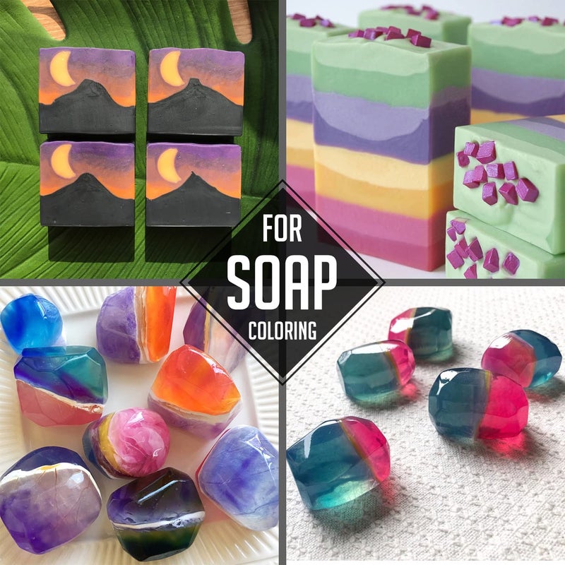 Vividye Soap Dye - 24 Color Food Grade Skin Safe Coloring for Bath Bomb and DIY Making Supplies - Liquid Concentrated Colorant Kit for Handmade Soaps and Crafts - Image 3
