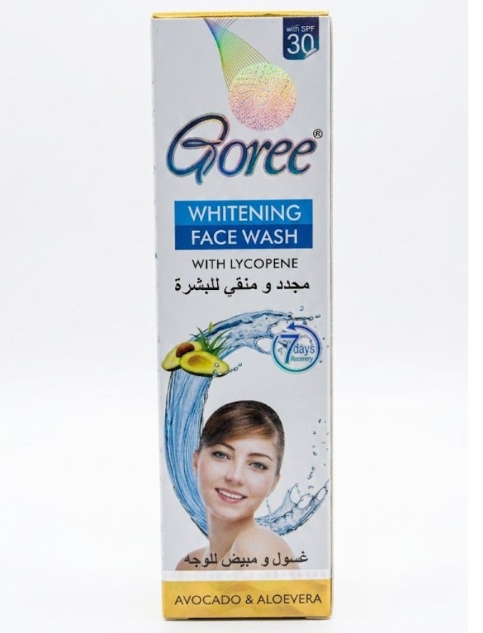 Goree Whitening Face Wash With Lycopene Avocado And Aloe Vera 70 ml - Image 1
