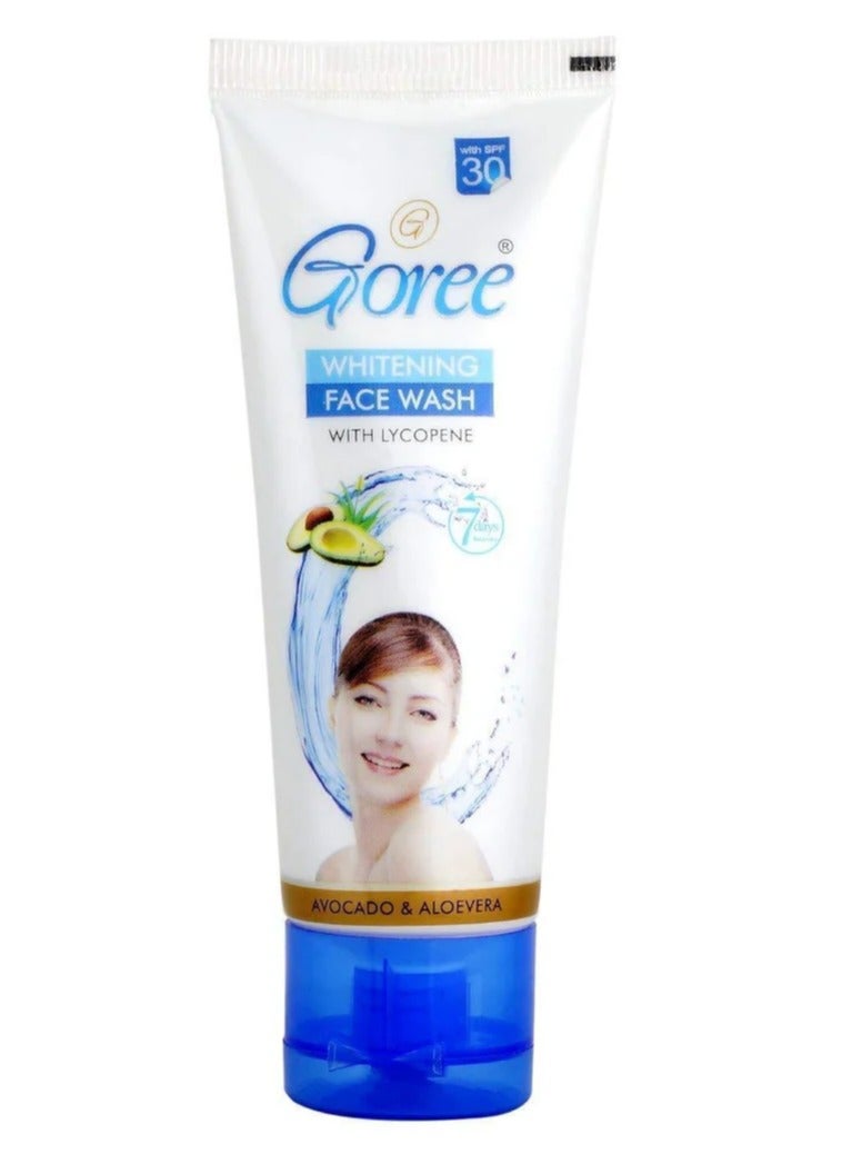 Goree Whitening Face Wash With Lycopene Avocado And Aloe Vera 70 ml - Image 3